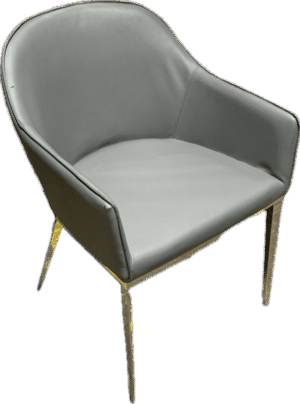 Grey Leather Chair