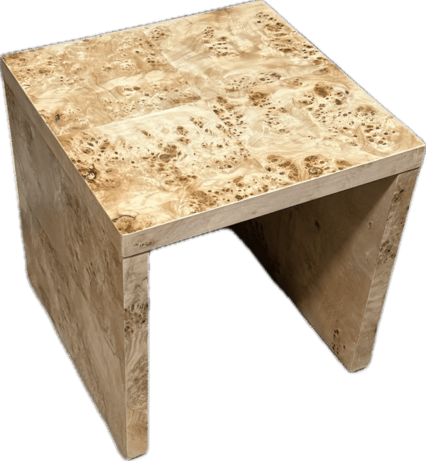 Square Wood Grain Side Table