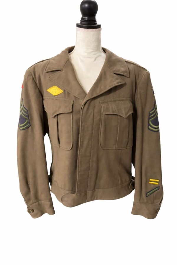 Vintage Army Jacket with Patches