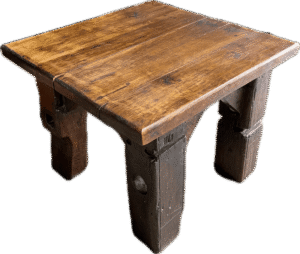 Reclaimed Wood Rustic Side Table