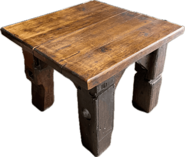 Reclaimed Wood Rustic Side Table