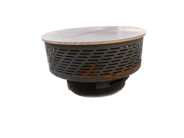 Round Modern Metal Fire Pit
