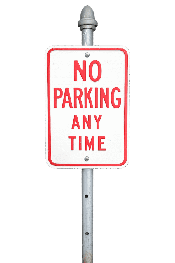 No Parking Any Time Street Sign