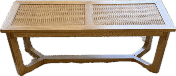 Rattan Solid Wood Bench