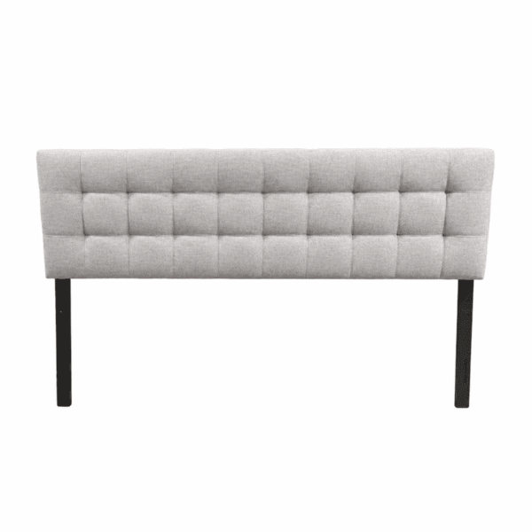 Grey Tufted King Headboard
