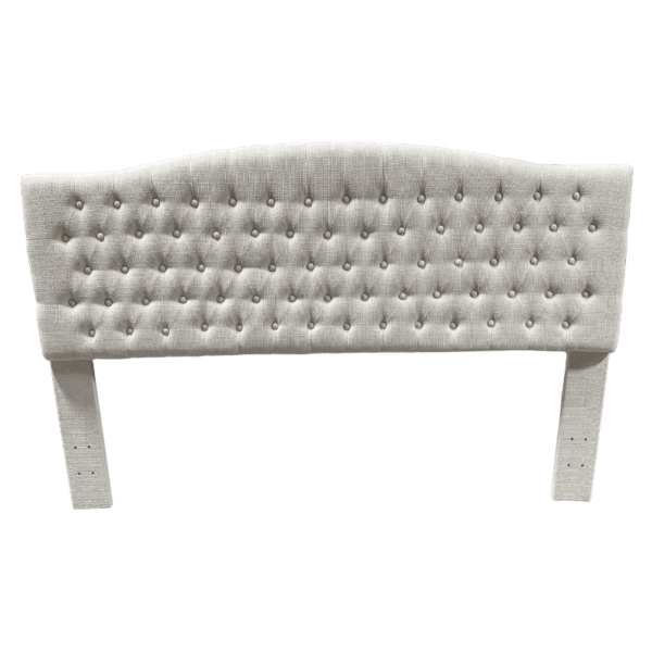Cream Tufted King Headboard