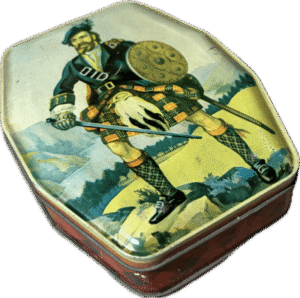 Highland Warrior Metal Tin