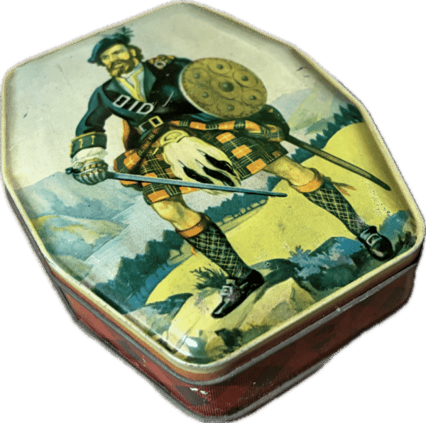 Highland Warrior Metal Tin