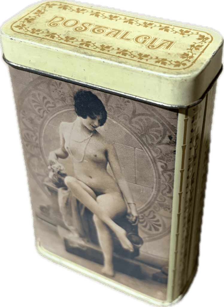 Nostalgia Flapper Metal Tin