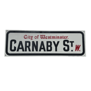 City of Westminster Carnaby Street Sign