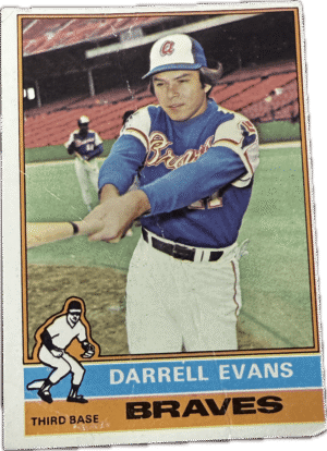 Vintage Baseball Darrell EvansTrading Card