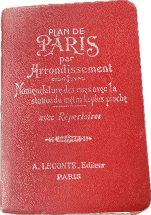 Paris Pocket Book Map