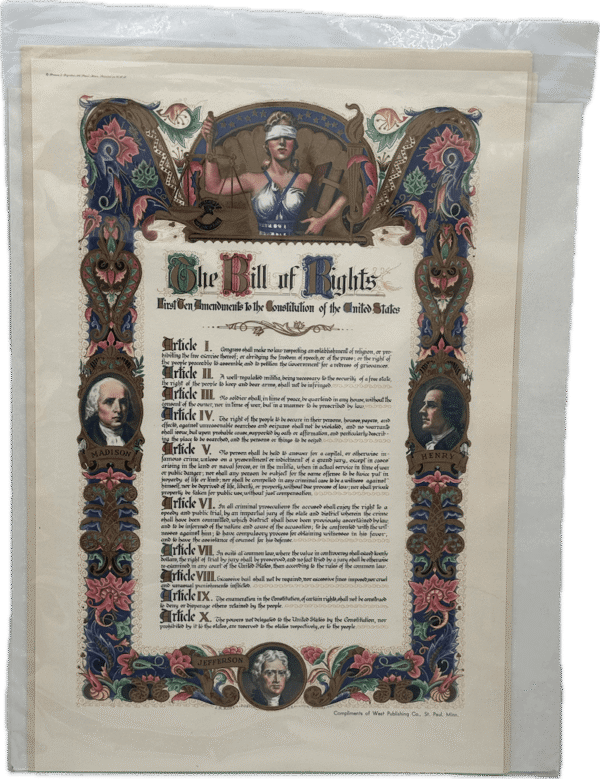 The Bill of Rights and Lincoln's Gettysburg Address
