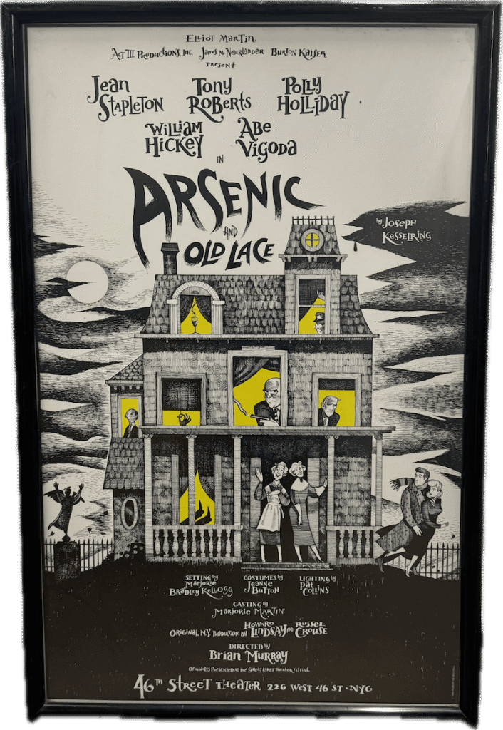 Arsenic and Old Lace Broadway Poster