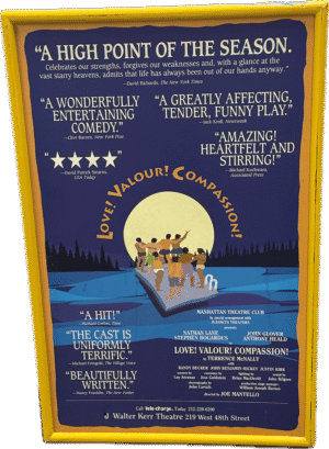 Love Valour Compassion Broadway Poster