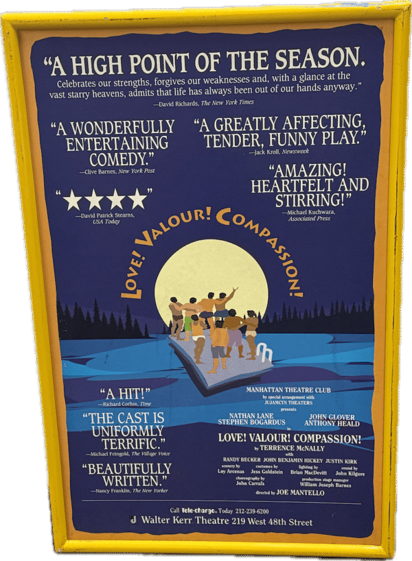 Love Valour Compassion Broadway Poster