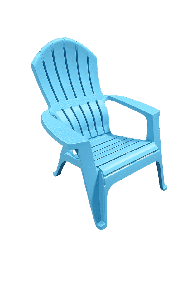 Aqua Resin Adirondack Chair