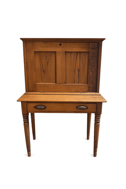 Vintage Secretary Desk with Storage