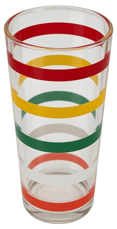 Retro Striped Glass